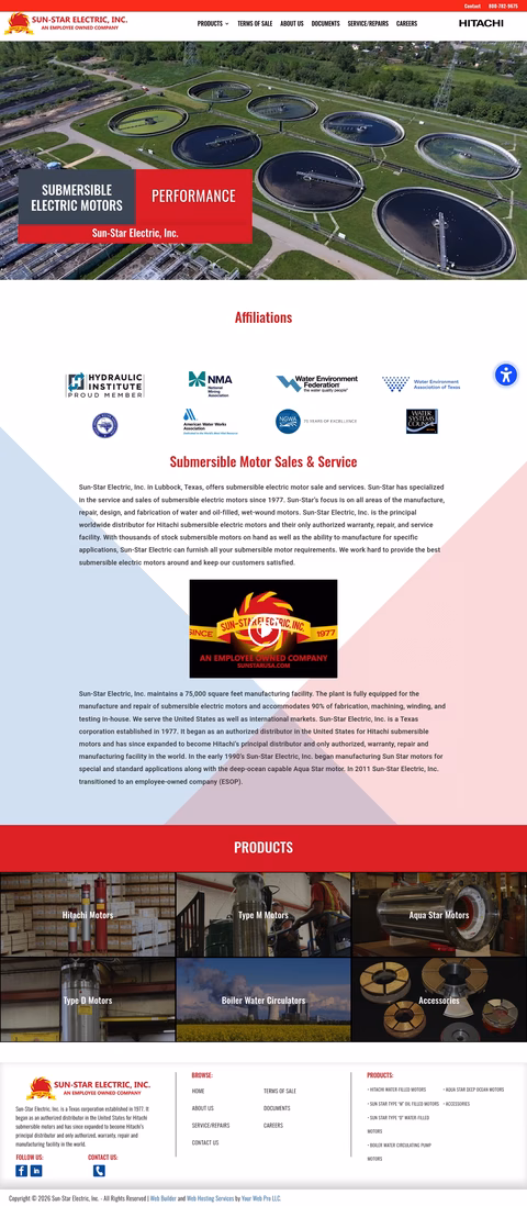 Sun-Star-Electric-Inc Homepage 1440px