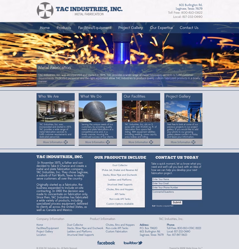 Tac-Industries Homepage 1440px