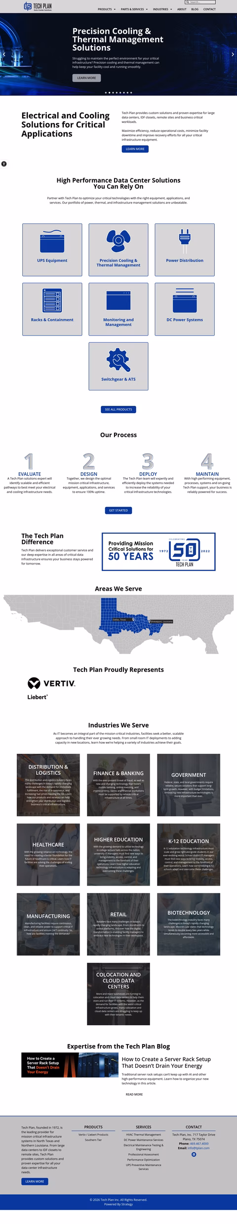 Tech-Plan Homepage 1440px