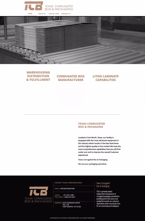 Texas-Corrugated-Box-Packaging Homepage 1440px