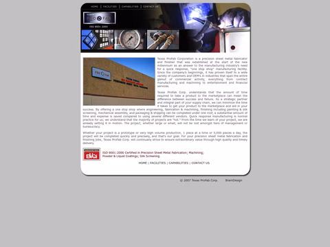 Texas-Profab-Corporation Homepage 1440px
