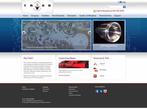 Triad-Measurement-Equipment Homepage 1440px