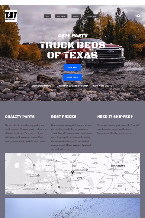 Truck-Beds-Of-Texas Homepage 1440px
