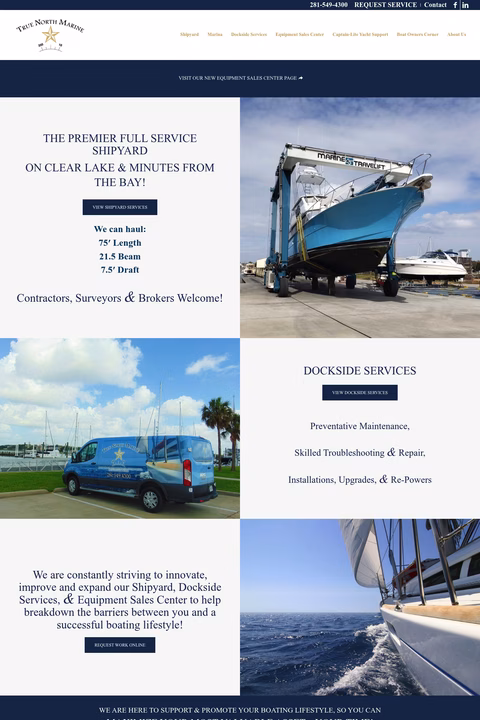 True-North-Marine Homepage 1440px