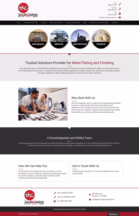 Turn-Key-Coatings Homepage 1440px