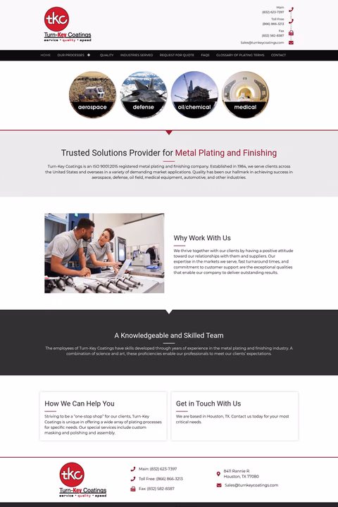 Turn-Key-Coatings Homepage 1440px