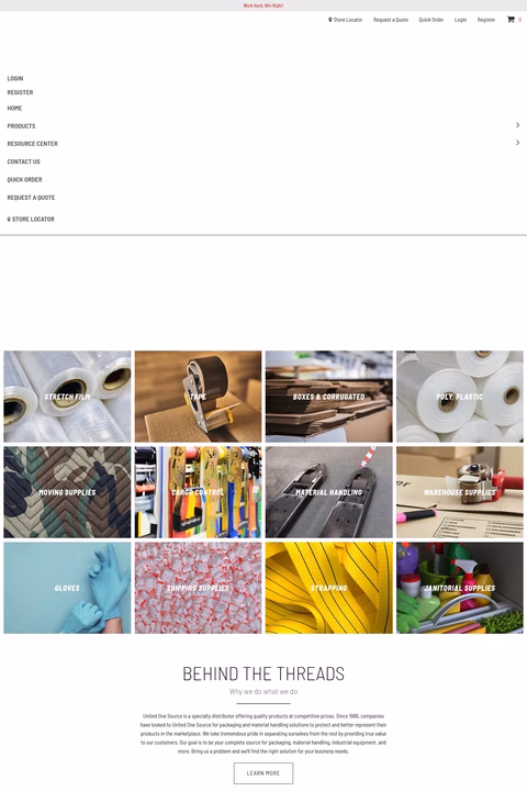 United-One-Source Homepage 1440px