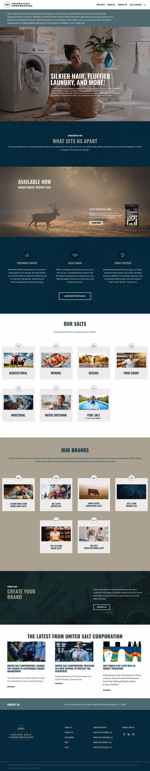 United-Salt-Corporation Homepage 1440px
