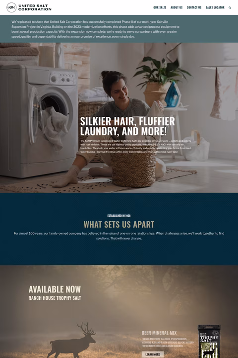 United-Salt-Corporation Homepage 1440px