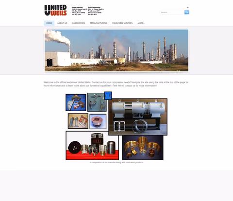 United-Wells Homepage 1440px