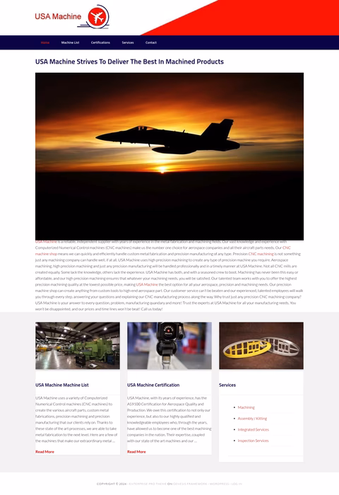 Usa-Machine Homepage 1440px