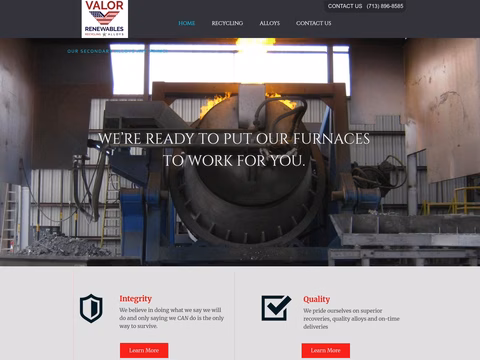Valor-Renewables Homepage 1440px