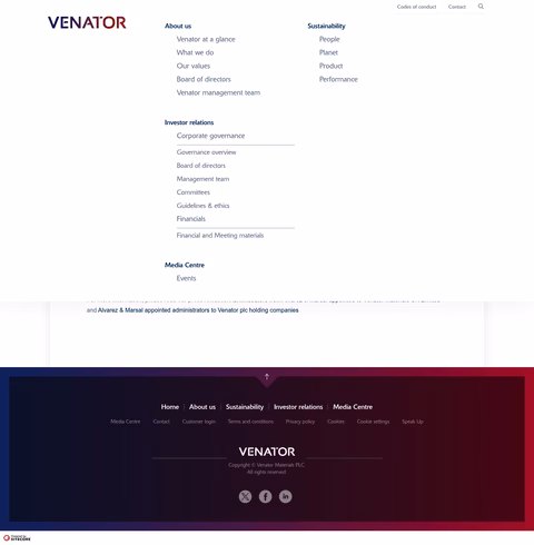 Venator-Materials Homepage 1440px