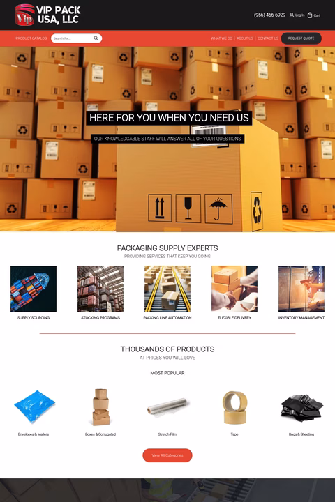 Vip-Pack-Usa Homepage 1440px