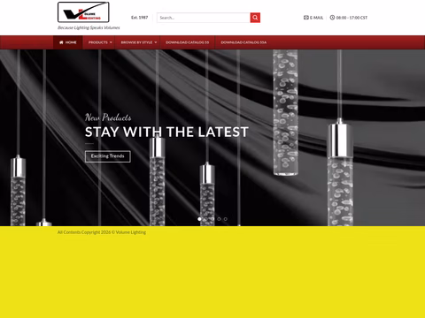 Volume-Lighting Homepage 1440px