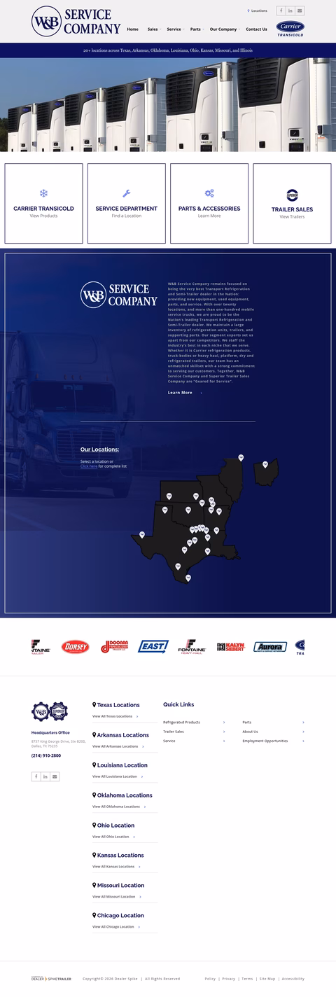W-B-Service-Company Homepage 1440px