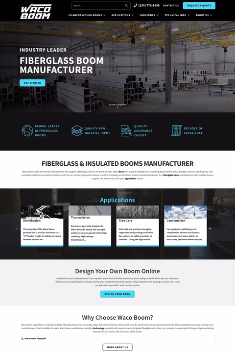 Waco-Boom Homepage 1440px