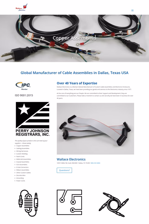 Wallace-Electronics Homepage 1440px