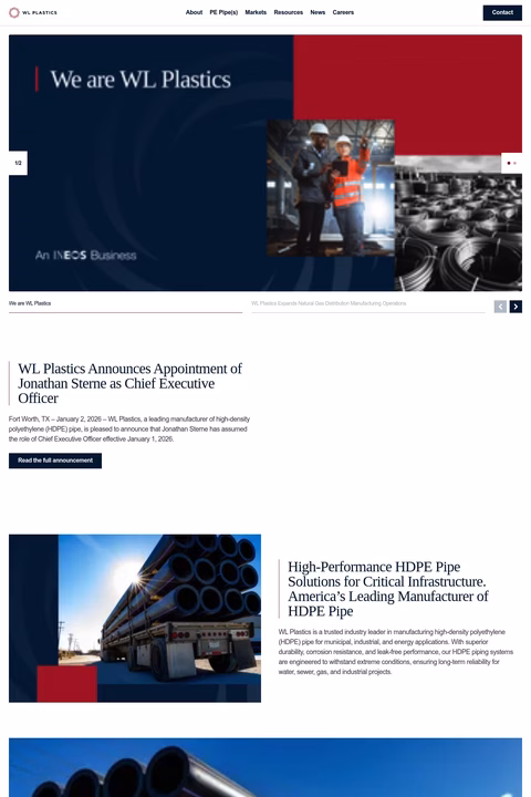 Wl-Plastics Homepage 1440px