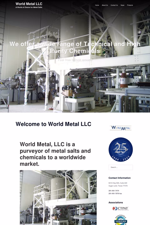 World-Metal-Llc Homepage 1440px