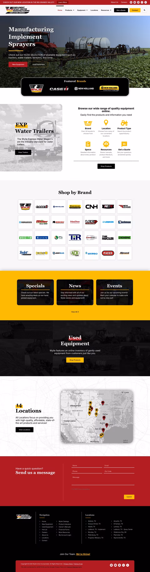 Wylie-Sprayers Homepage 1440px