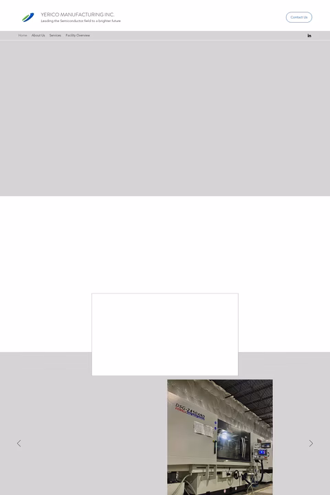 Yerico-Manufacturing Homepage 1440px