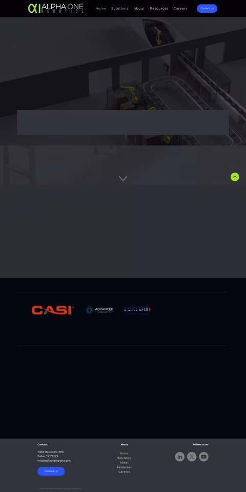 Alphaone-Robotics Homepage 1440px
