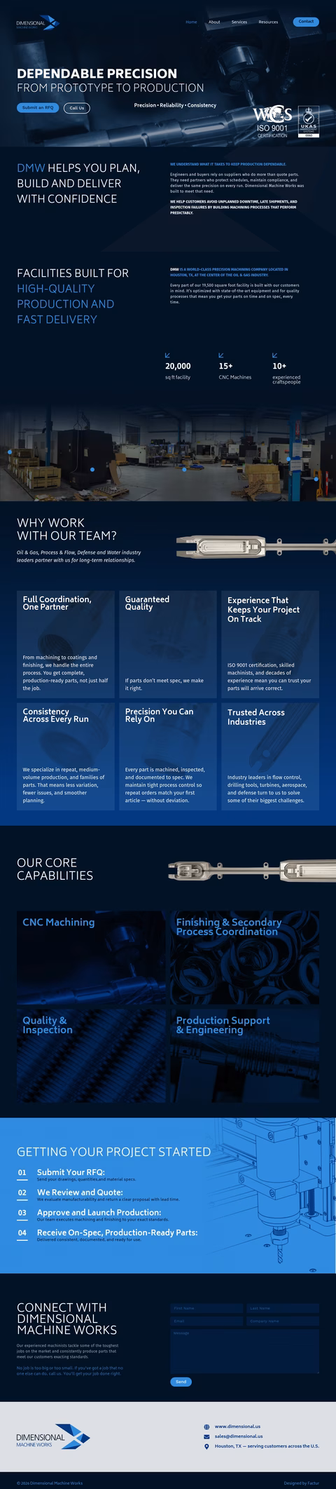 Dimensional-Machine-Works Homepage 1440px