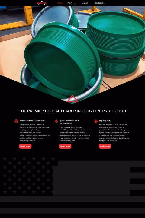 Drilltec Homepage 1440px
