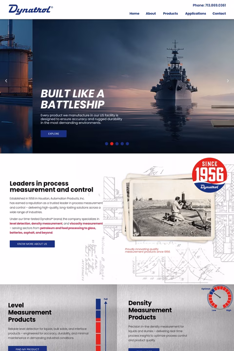 Dynatrol-Automation-Products Homepage 1440px