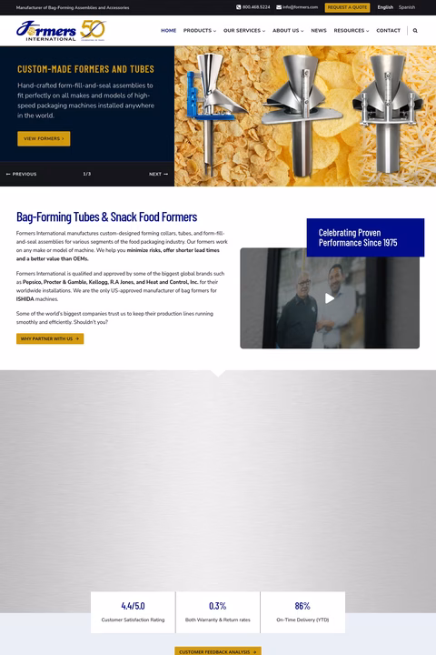 Formers-International Homepage 1440px