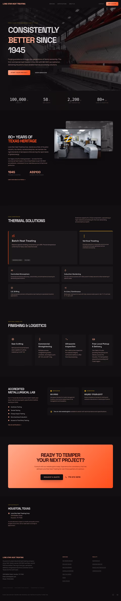 Lone-Star-Heat-Treating Homepage 1440px