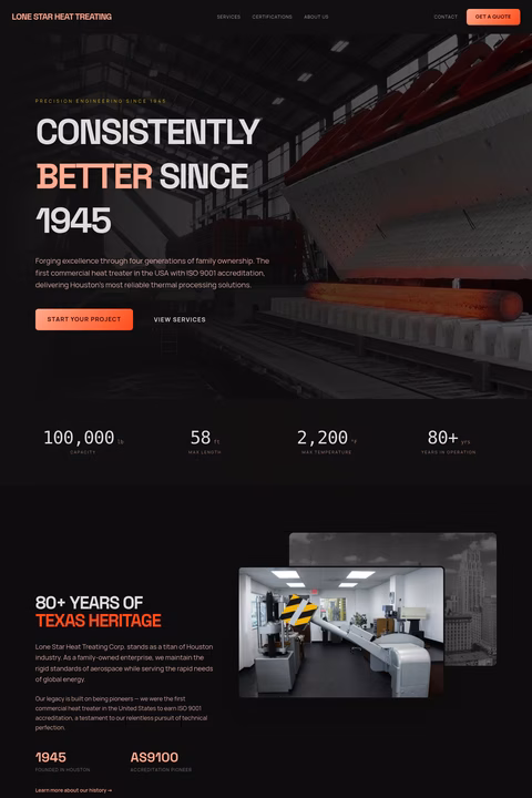 Lone-Star-Heat-Treating Homepage 1440px