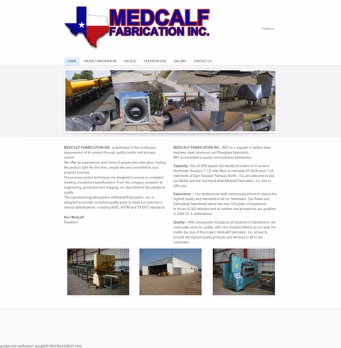 Medcalf-Fabrication Homepage 1440px