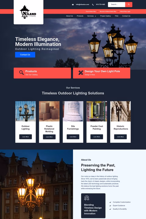 Niland-Company Homepage 1440px