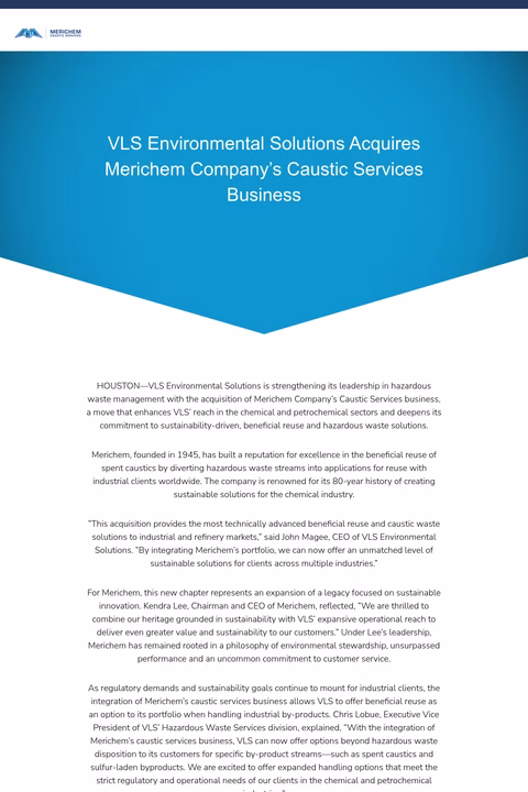 Merichem-Caustic-Services Homepage 1440px