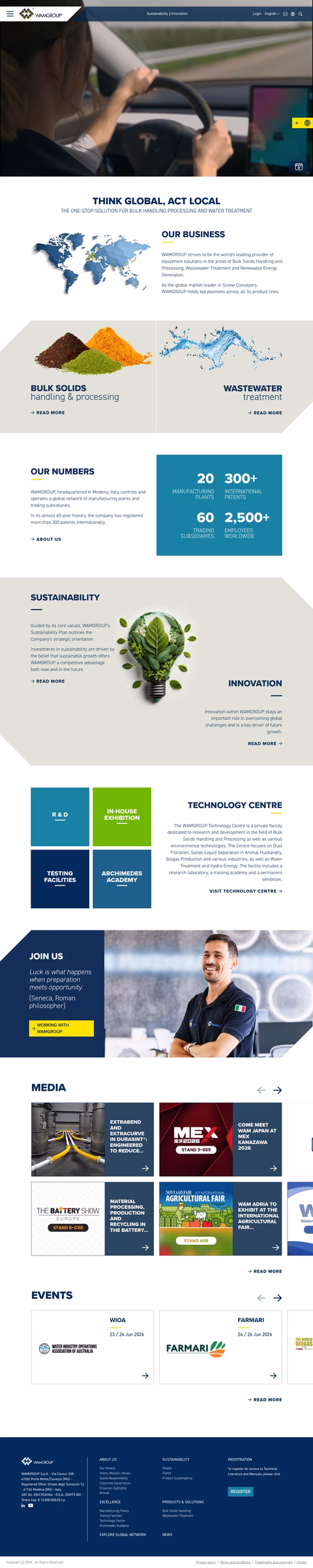 Wam-Inc Homepage 1440px