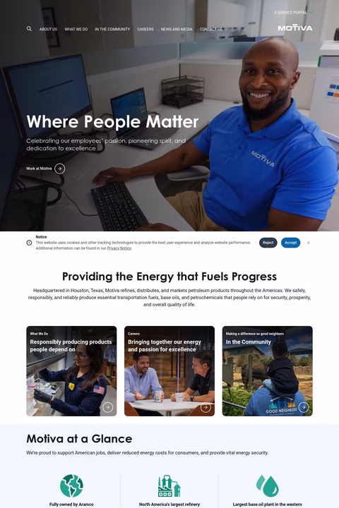 Motiva-Enterprises Homepage 1440px