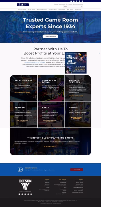 Betson-Enterprises Homepage 1440px
