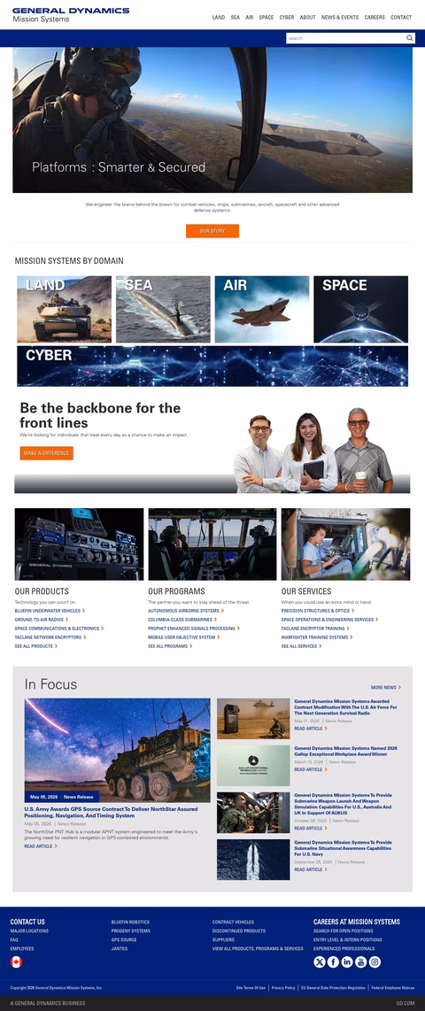 General-Dynamics-Mission-Systems Homepage 1440px