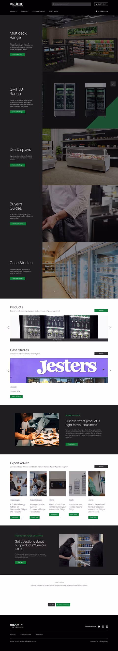 Bromic-Refrigeration Homepage 1440px