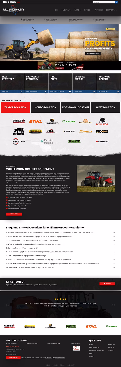 Williamson-County-Equipment Homepage 1440px