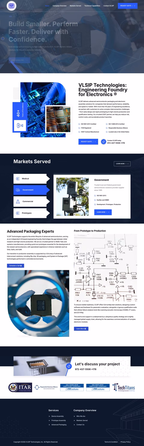 Vlsip-Technologies Homepage 1440px