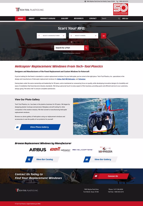 Tech-Tool-Plastics Homepage 1440px