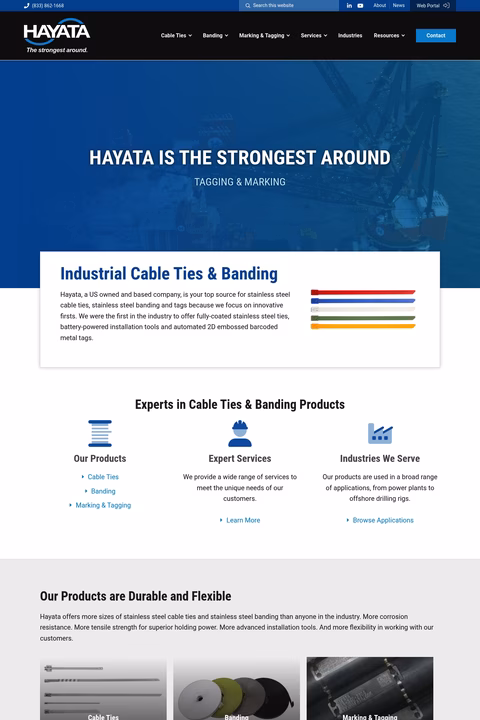Hayata Homepage 1440px