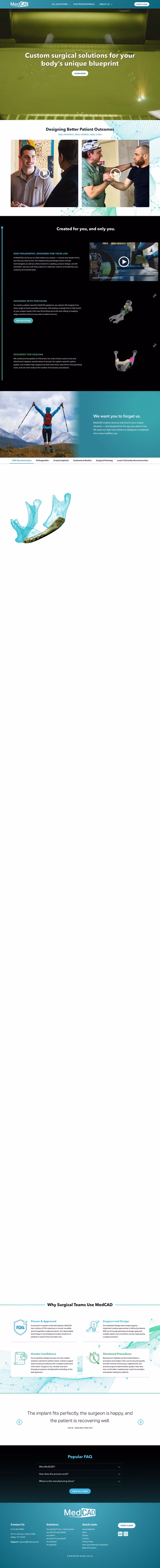 Medcad Homepage 1440px