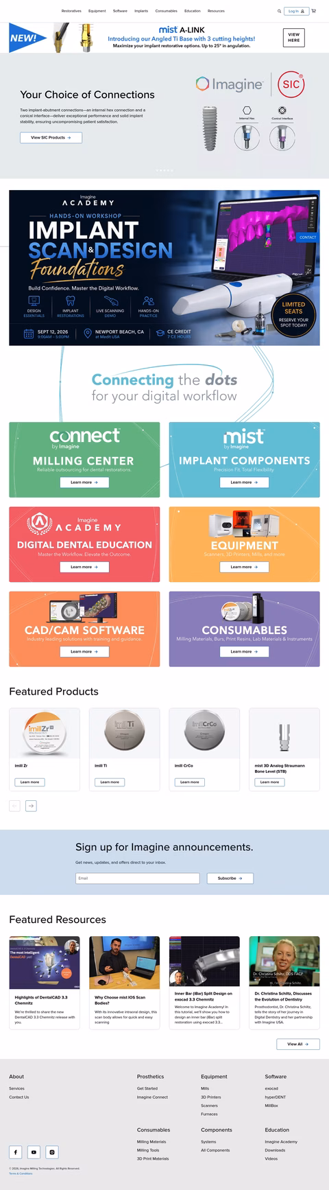 Imagine-Milling-Technologies Homepage 1440px