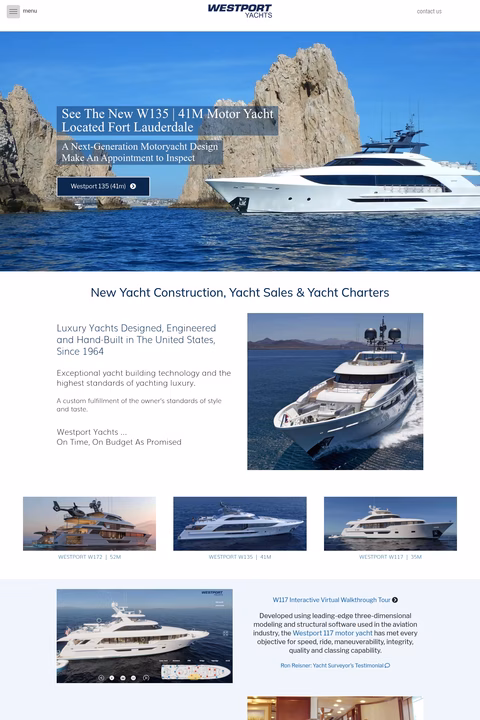 Westport-Yachts Homepage 1440px
