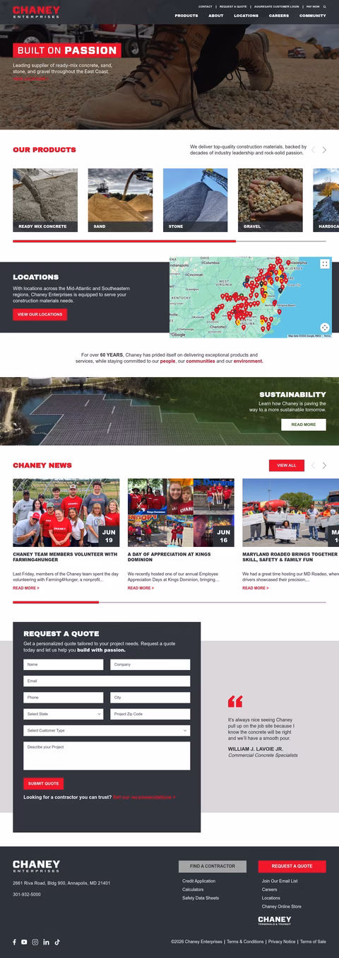 Chaney-Enterprises Homepage 1440px