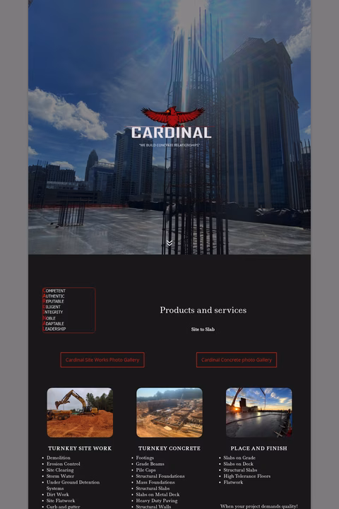 Cardinal-Concrete Homepage 1440px